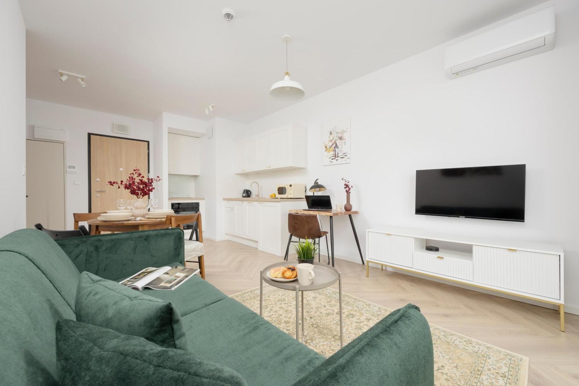 Modern Apartment With Balcony Near Aleje Jerozolimskie By Noclegi Renters Varsó Kültér fotó