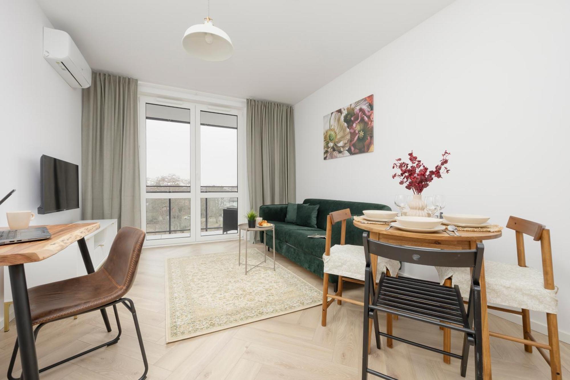 Modern Apartment With Balcony Near Aleje Jerozolimskie By Noclegi Renters Varsó Kültér fotó